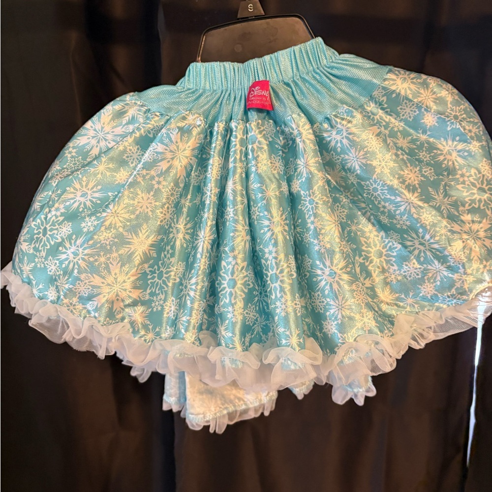 Disney Light Blue Snowflake Mini Skirt